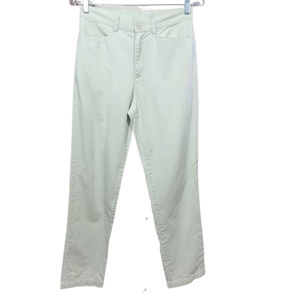 Tan Kaki Straight Leg Pants Size 6